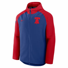 Philadelphia Phillies Nike Authentic Collection Raglan Performance Full-Zip Jacket - Royal/Red Jackets