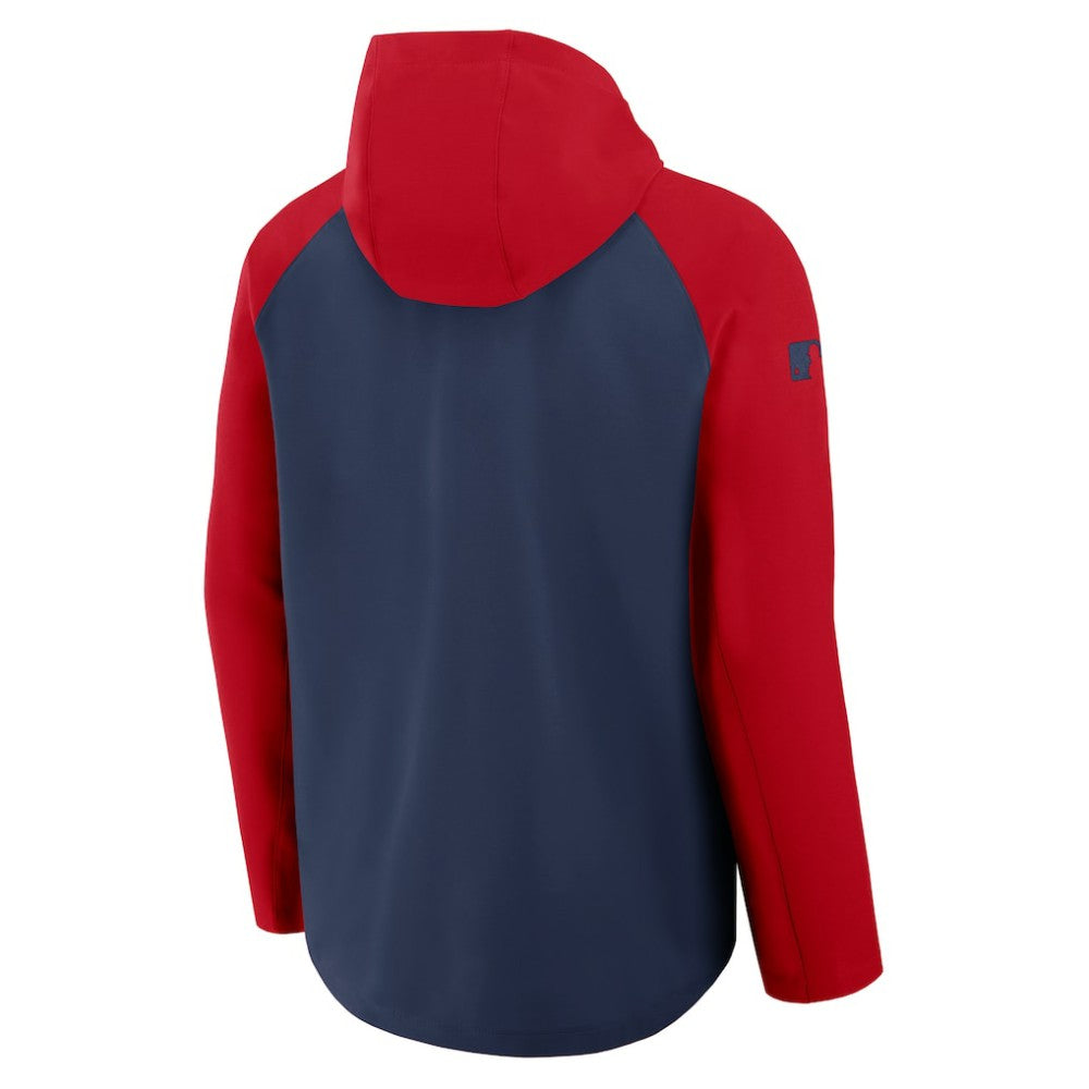 St. Louis Cardinals Nike Authentic Collection Raglan Performance Full-Zip Jacket - Navy/Red Jackets
