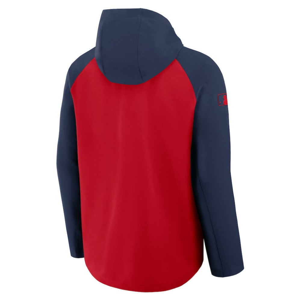 Boston Red Sox Nike Authentic Collection Raglan Performance Full-Zip Jacket - Red/Navy Jackets