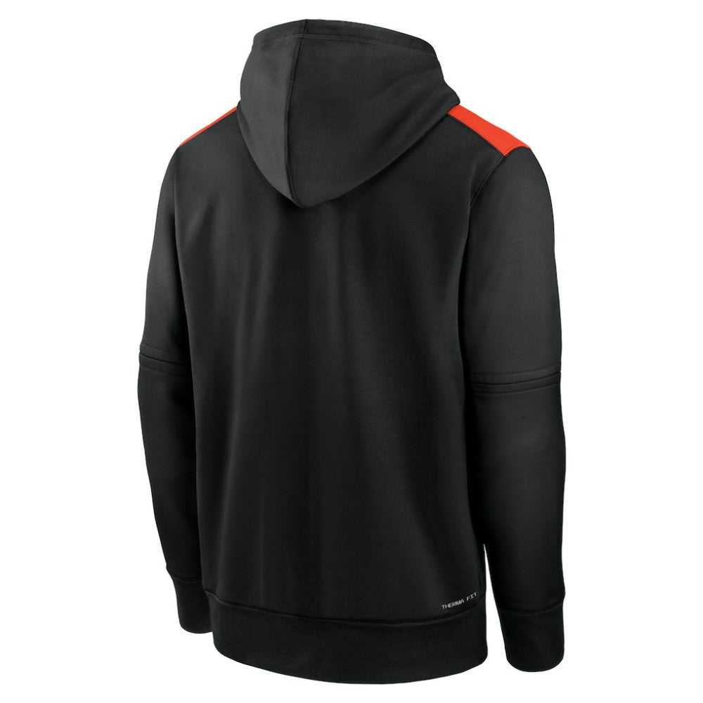 San Francisco Giants Nike Authentic Collection Performance Pullover Hoodie - Black Hoodies