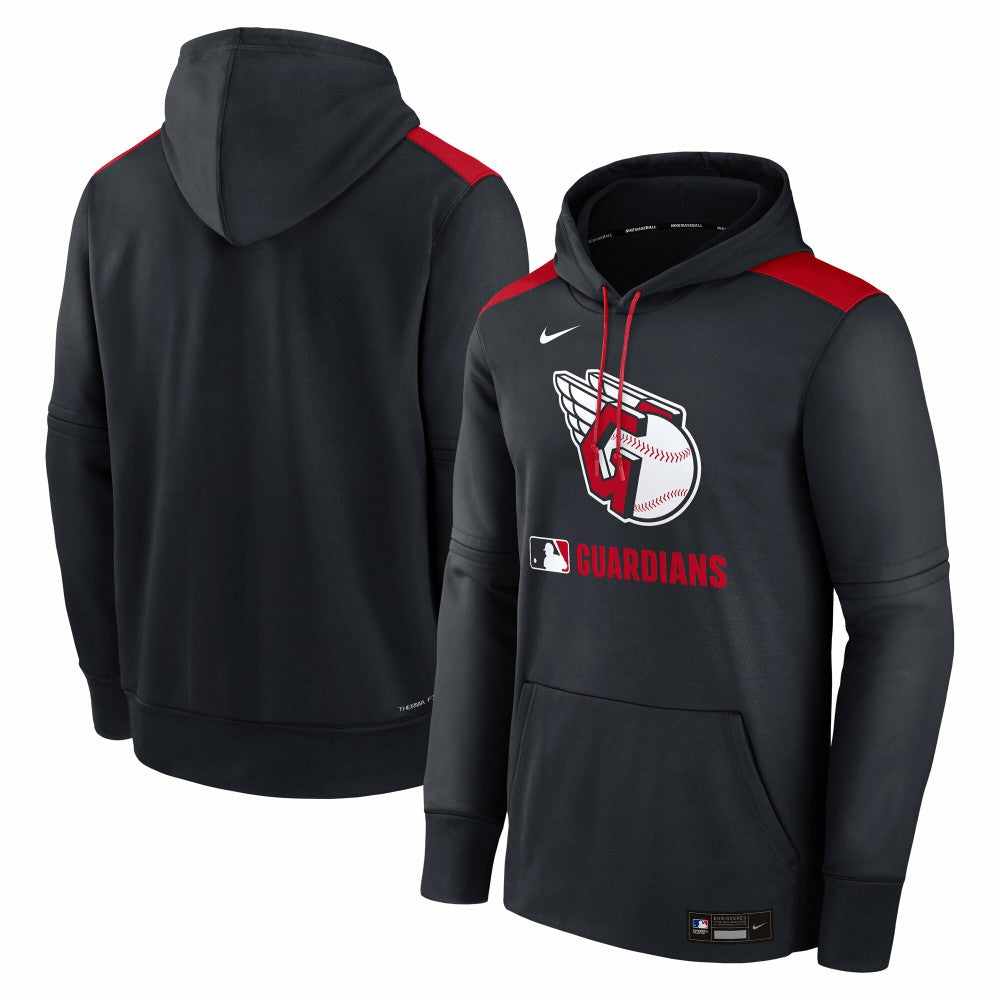 Cleveland Guardians Nike Authentic Collection Performance Pullover Hoodie - Navy Hoodies