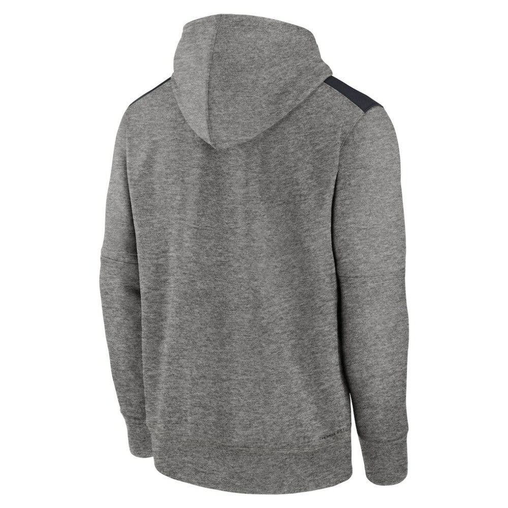 New York Yankees Nike Authentic Collection Performance Pullover Hoodie - Heather Charcoal Hoodies