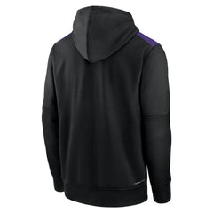 Tampa Bay Rays Nike Authentic Collection Performance Pullover Hoodie - Black Hoodies