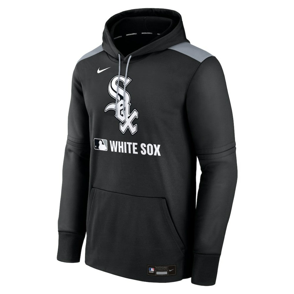Chicago White Sox Nike Authentic Collection Performance Pullover Hoodie - Black Hoodies