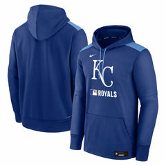 Kansas City Royals Nike Authentic Collection Performance Pullover Hoodie - Royal Hoodies