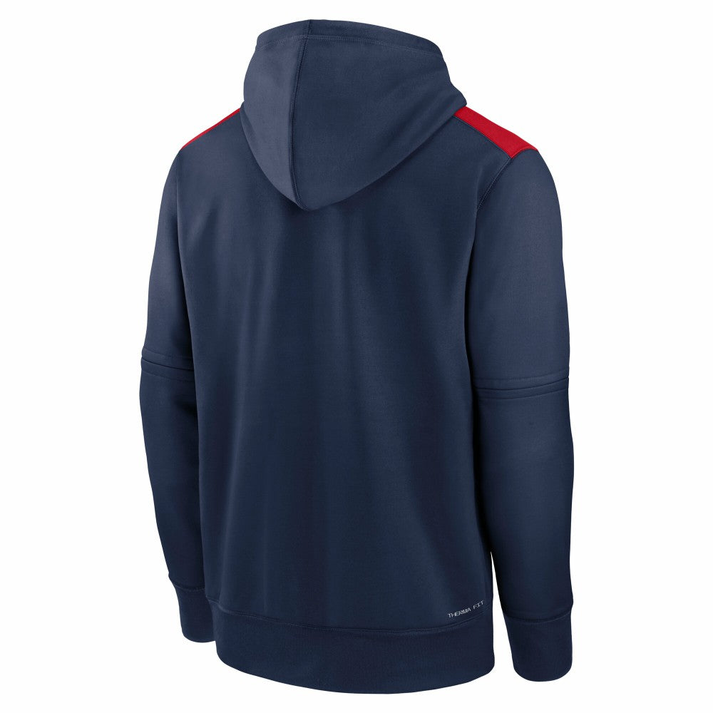Los Angeles Angels Nike Authentic Collection Performance Pullover Hoodie - Navy Hoodies