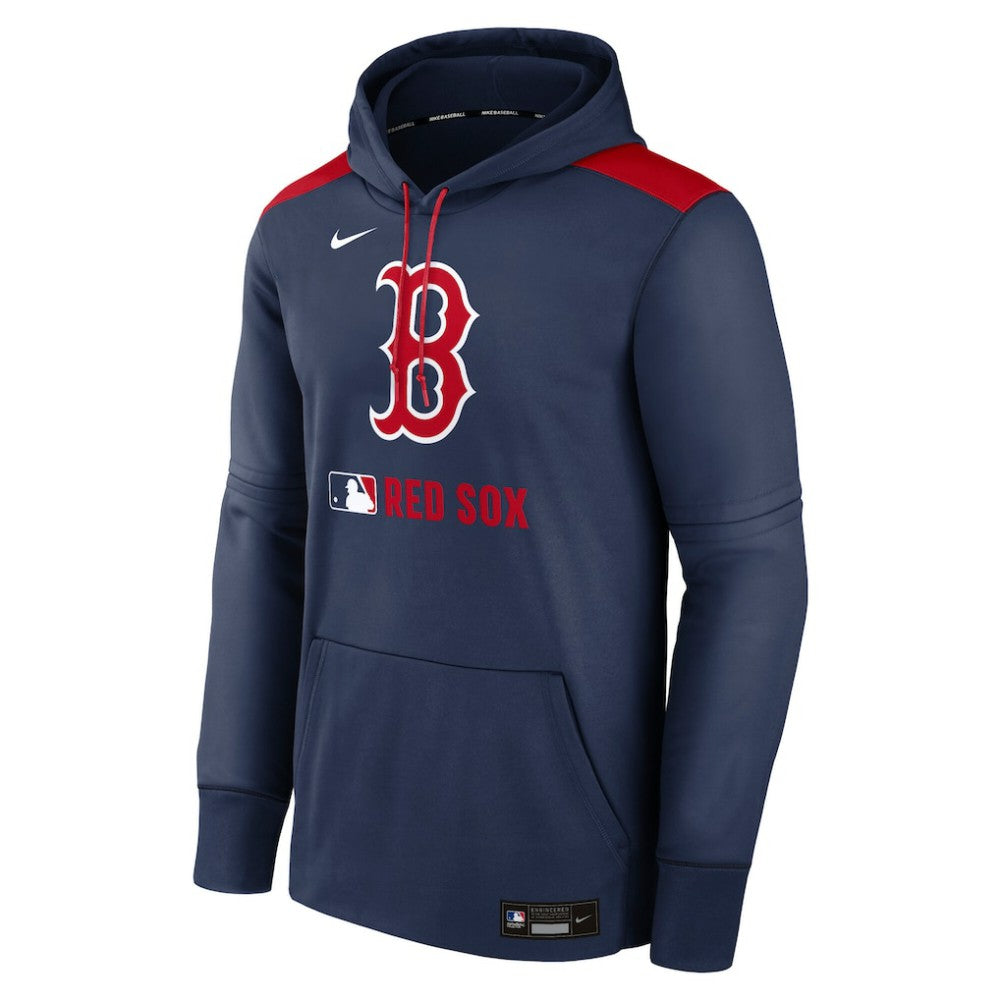 Boston Red Sox Nike Authentic Collection Performance Pullover Hoodie - Navy Hoodies