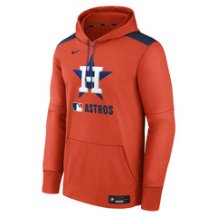 Houston Astros Nike Authentic Collection Performance Pullover Hoodie - Orange Hoodies