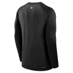 Chicago White Sox Nike Authentic Collection Game Time Raglan Dri-FIT Long Sleeve T-Shirt - Black T-shirts