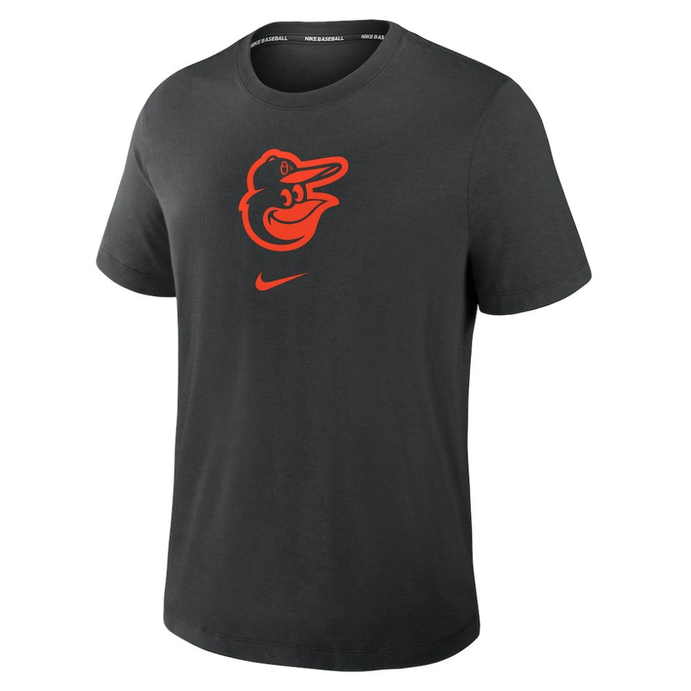 Baltimore Orioles Nike Authentic Collection Early Work Tri-Blend Dri-FIT T-Shirt - Black T-shirts
