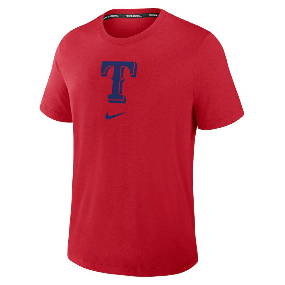 Texas Rangers Nike Authentic Collection Early Work Tri-Blend Dri-FIT T-Shirt - Red T-shirts