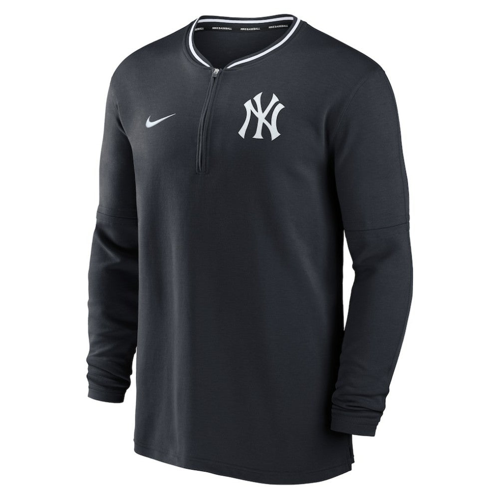 New York Yankees Nike Authentic Collection Performance Half-Zip Top - Navy Tops