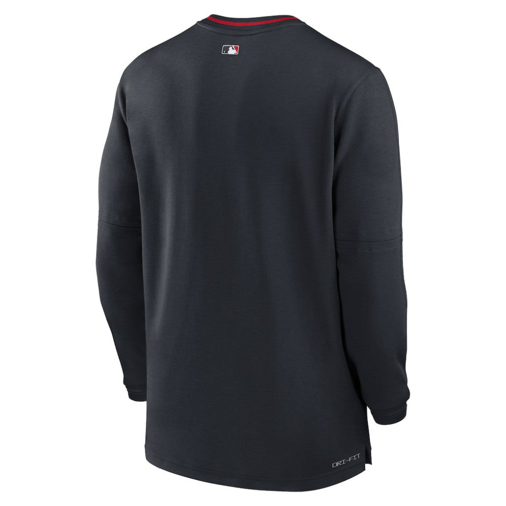 Minnesota Twins Nike Authentic Collection Performance Half-Zip Top - Navy Tops