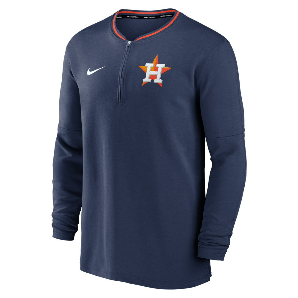 Houston Astros Nike Authentic Collection Performance Half-Zip Top - Navy Tops