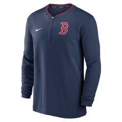 Boston Red Sox Nike Authentic Collection Performance Half-Zip Top - Navy Tops