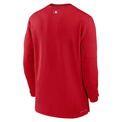 Cincinnati Reds Nike Authentic Collection Performance Half-Zip Top - Red Tops