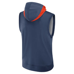 Houston Astros Nike Authentic Collection Dri-FIT Sleeveless Hoodie - Navy Hoodies