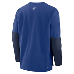 Toronto Blue Jays Nike Authentic Collection Player Dri-FIT Lightweight Pullover  - Royal/Navy Pullover