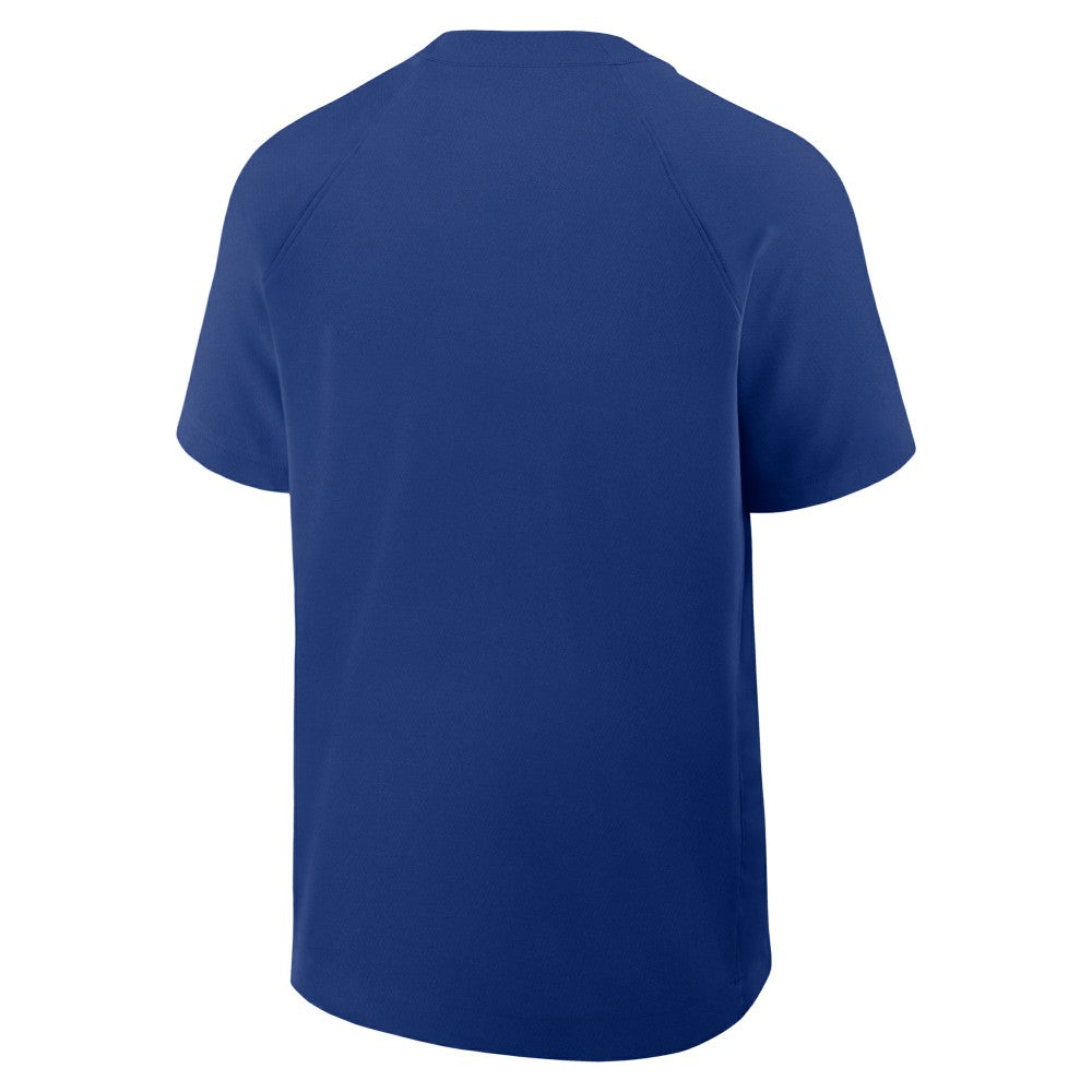 Kansas City Royals Nike Authentic Collection Raglan Short Sleeve Windshirt - Royal