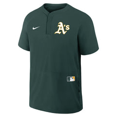 Athletics Nike Authentic Collection Raglan Short Sleeve Windshirt - Green