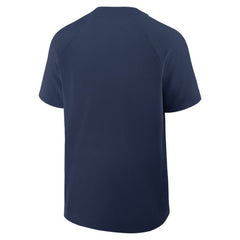 Tampa Bay Rays Nike Authentic Collection Raglan Short Sleeve Windshirt - Navy