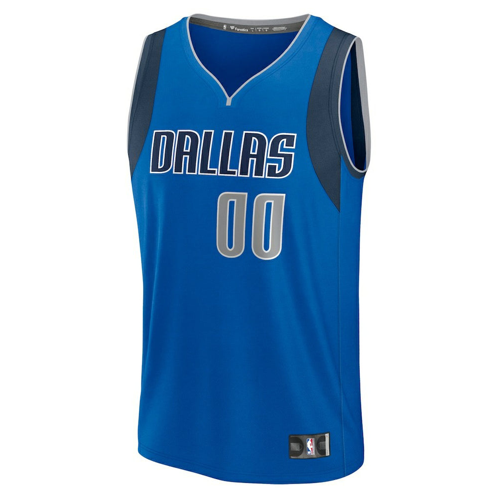 Dallas Mavericks Fast Break Custom Jersey Icon Editi- Blue - Fanatics