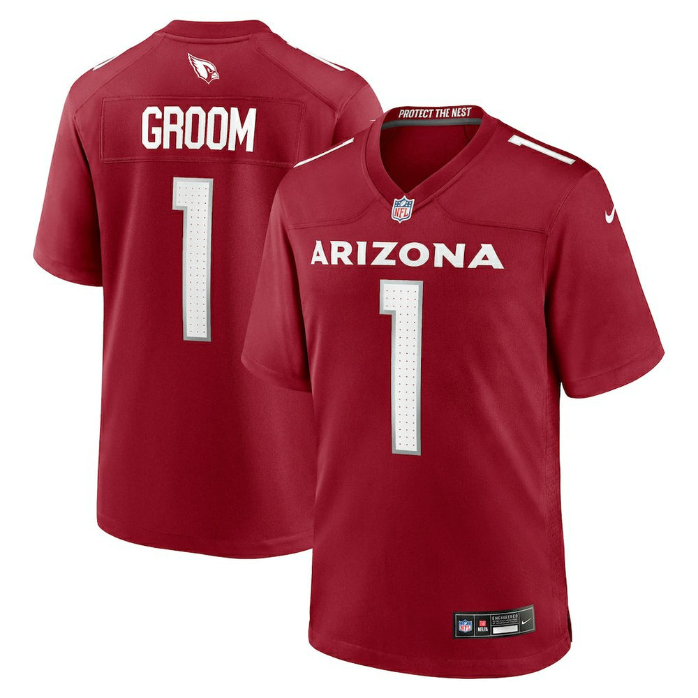 Number 1 Groom Arizona Cardinals Game Jersey - Cardinal Jerseys