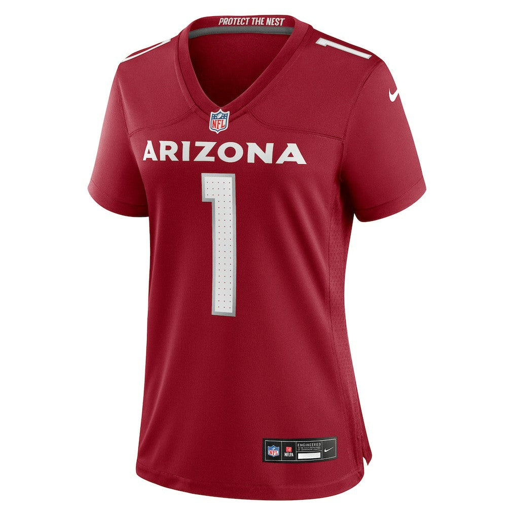Number 1 Bride Arizona Cardinals Women's Game Jersey - Cardinal Jerseys