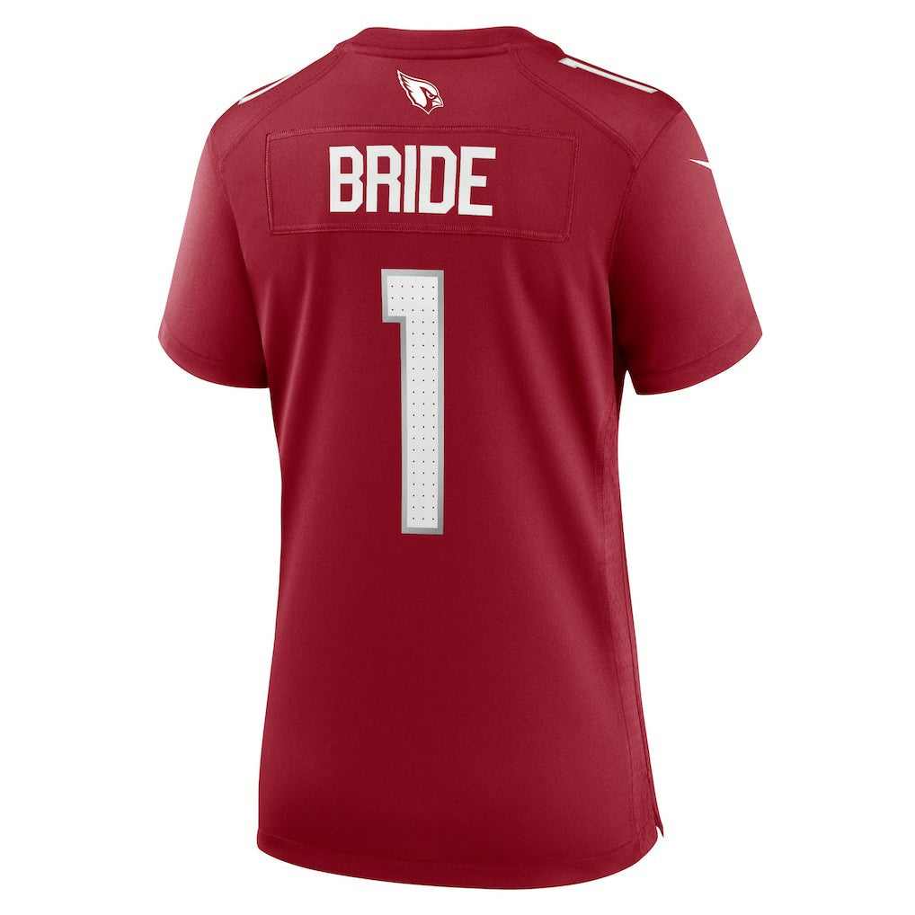 Number 1 Bride Arizona Cardinals Women's Game Jersey - Cardinal Jerseys