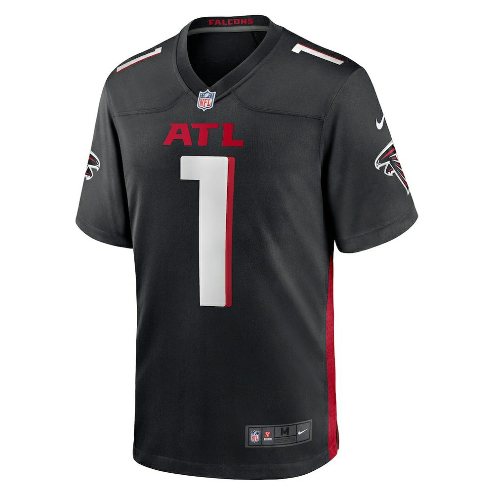 Number 1 Groom Atlanta Falcons Game Jersey - Black Jerseys