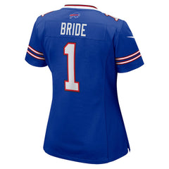 Number 1 Bride Buffalo Bills Women's Game Jersey - Royal Jerseys