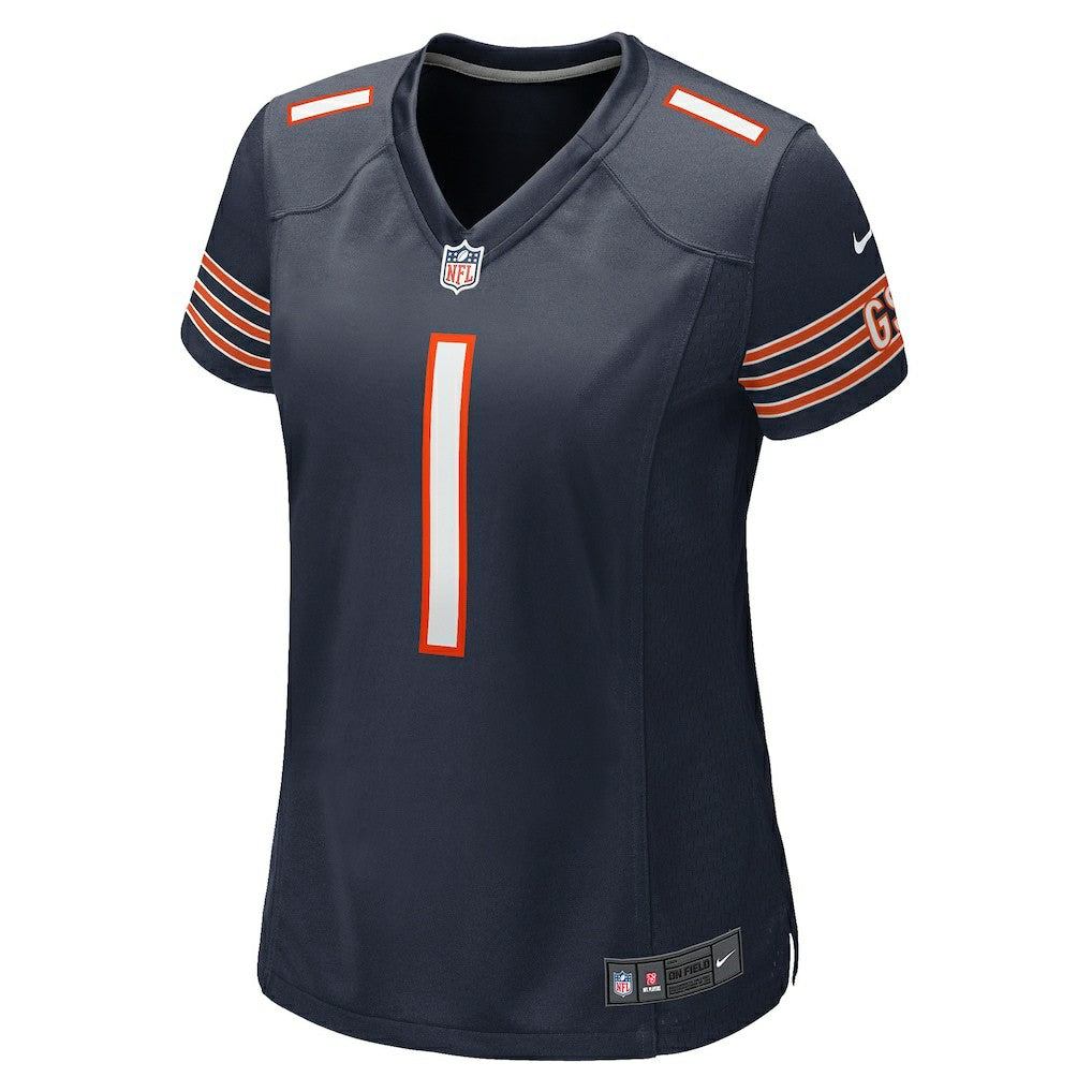 Number 1 Bride Chicago Bears Women's Game Jersey - Navy Jerseys