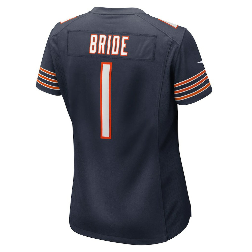 Number 1 Bride Chicago Bears Women's Game Jersey - Navy Jerseys
