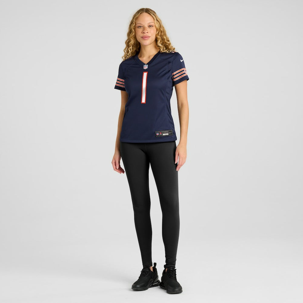 Number 1 Bride Chicago Bears Women's Game Jersey - Navy Jerseys