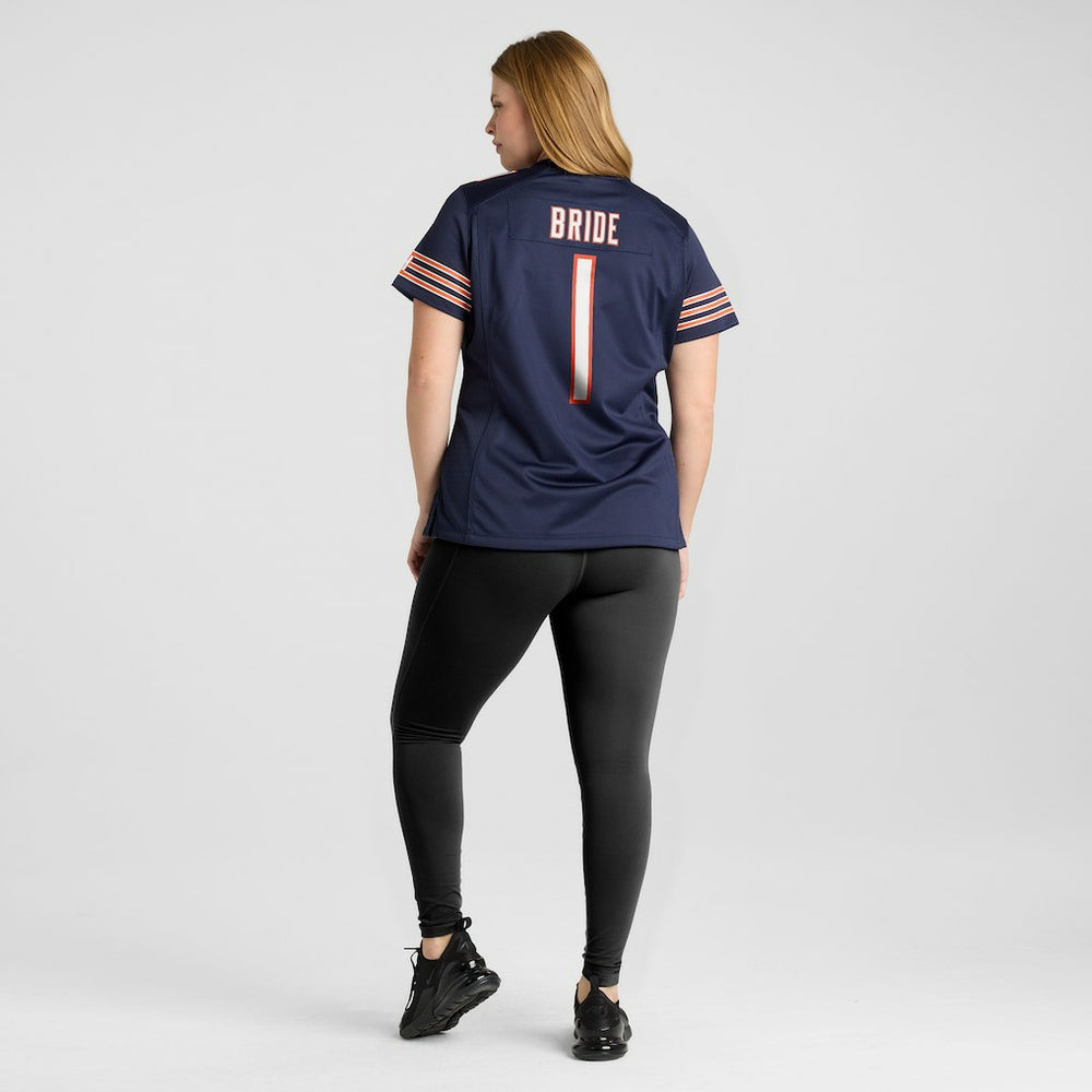 Number 1 Bride Chicago Bears Women's Game Jersey - Navy Jerseys