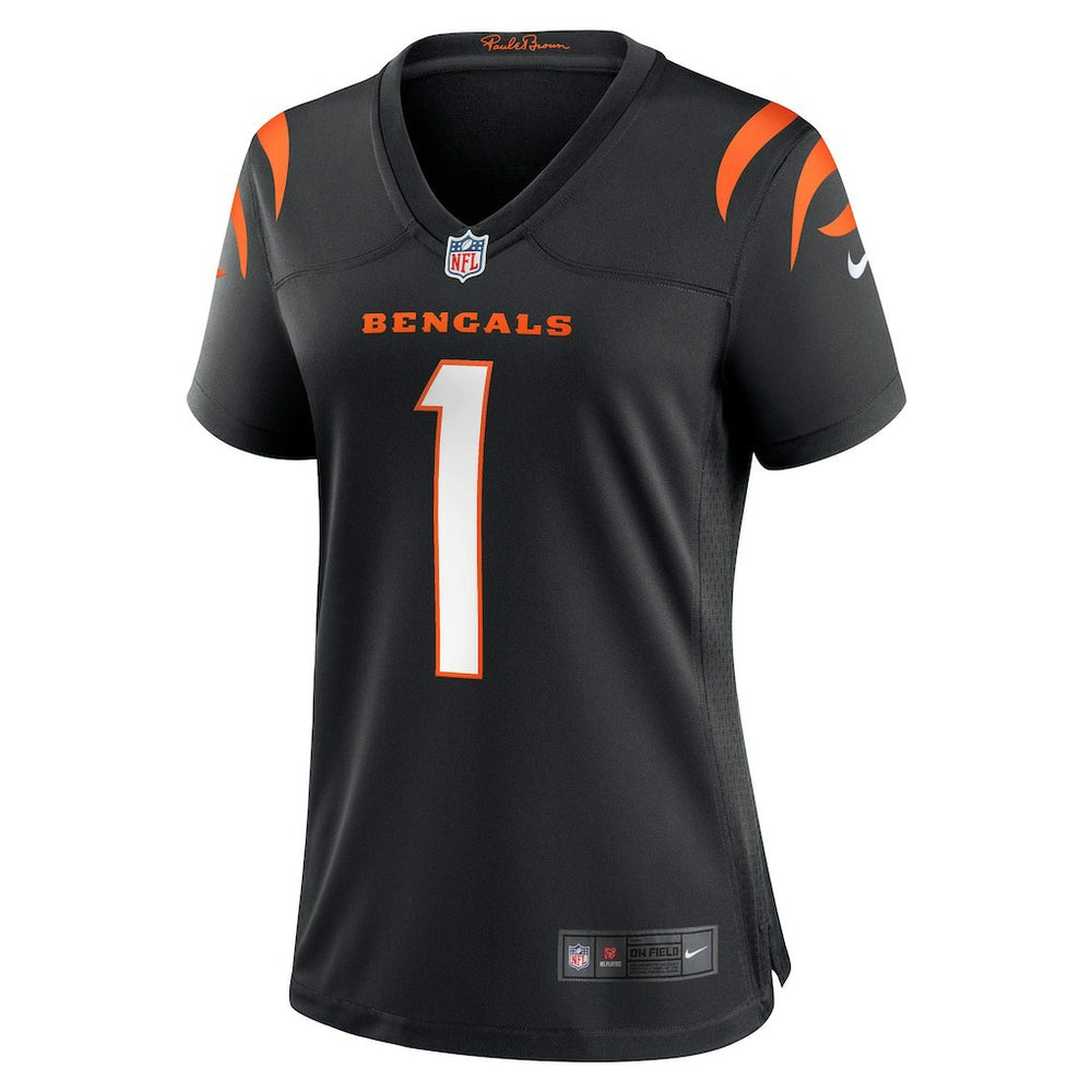 Number 1 Bride Cincinnati Bengals Women's Game Jersey - Black Jerseys