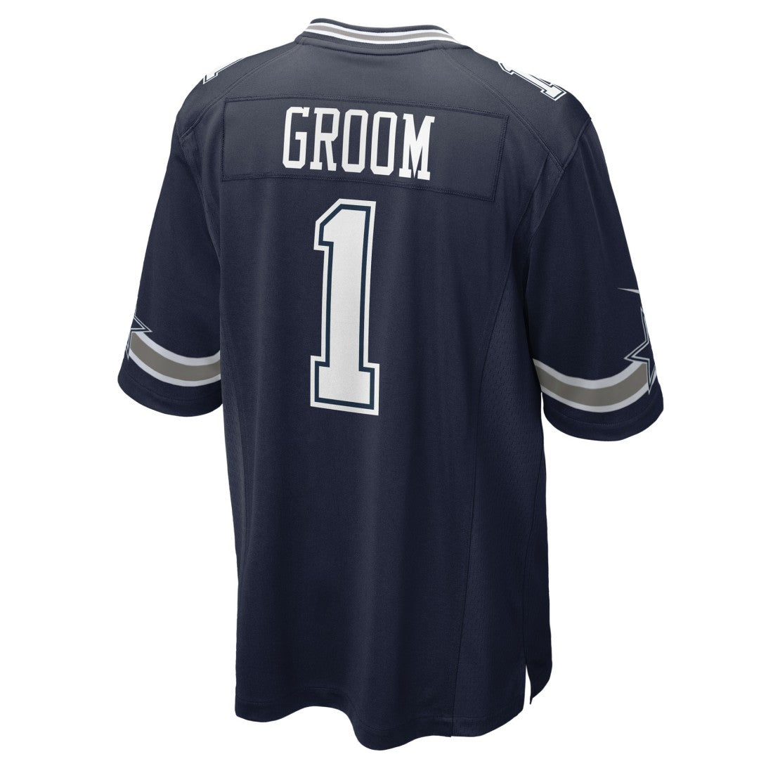 Number 1 Groom Dallas Cowboys Game Jersey - Navy Jerseys