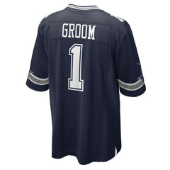 Number 1 Groom Dallas Cowboys Game Jersey - Navy Jerseys