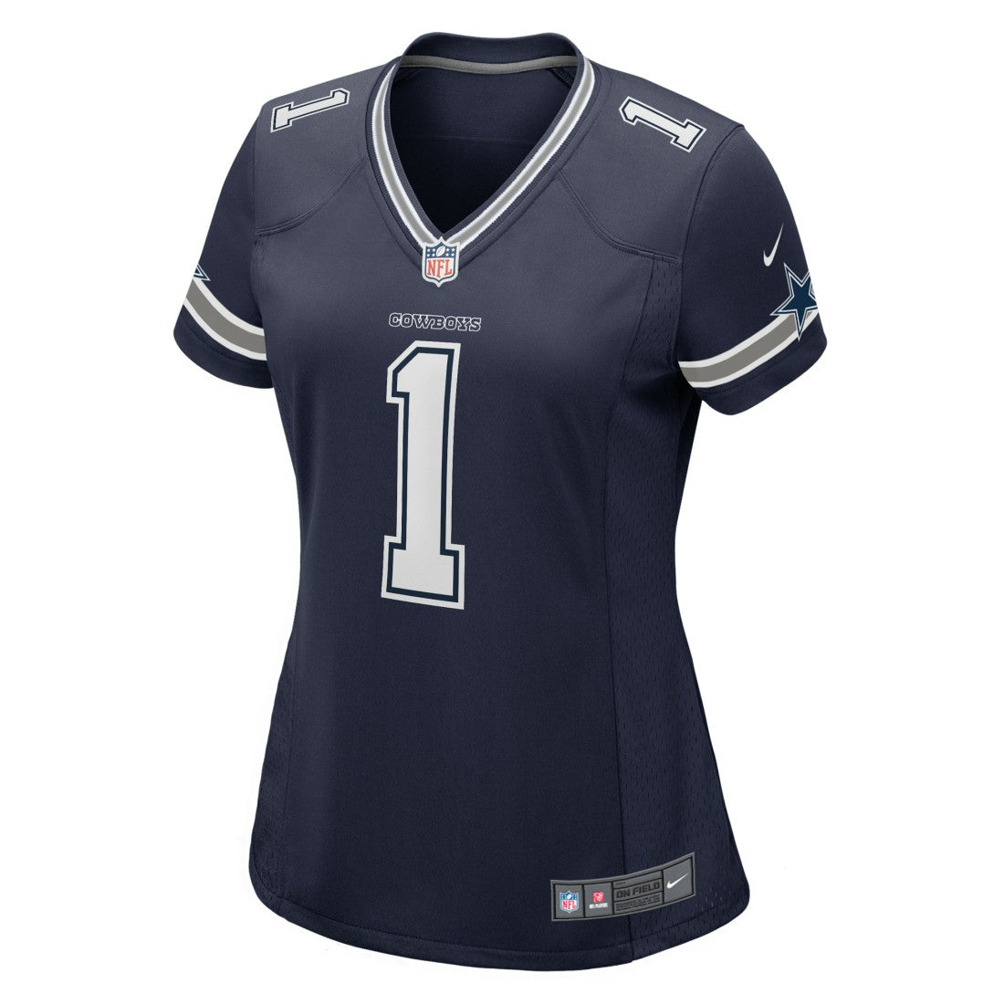 Number 1 Bride Dallas Cowboys Women's Game Jersey - Navy Jerseys