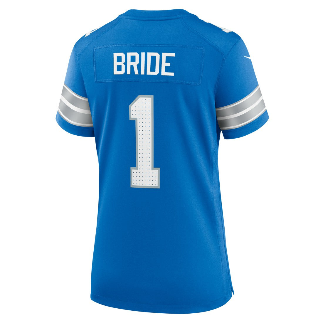 Number 1 Bride Detroit Lions Women's Game Jersey - Blue Jerseys