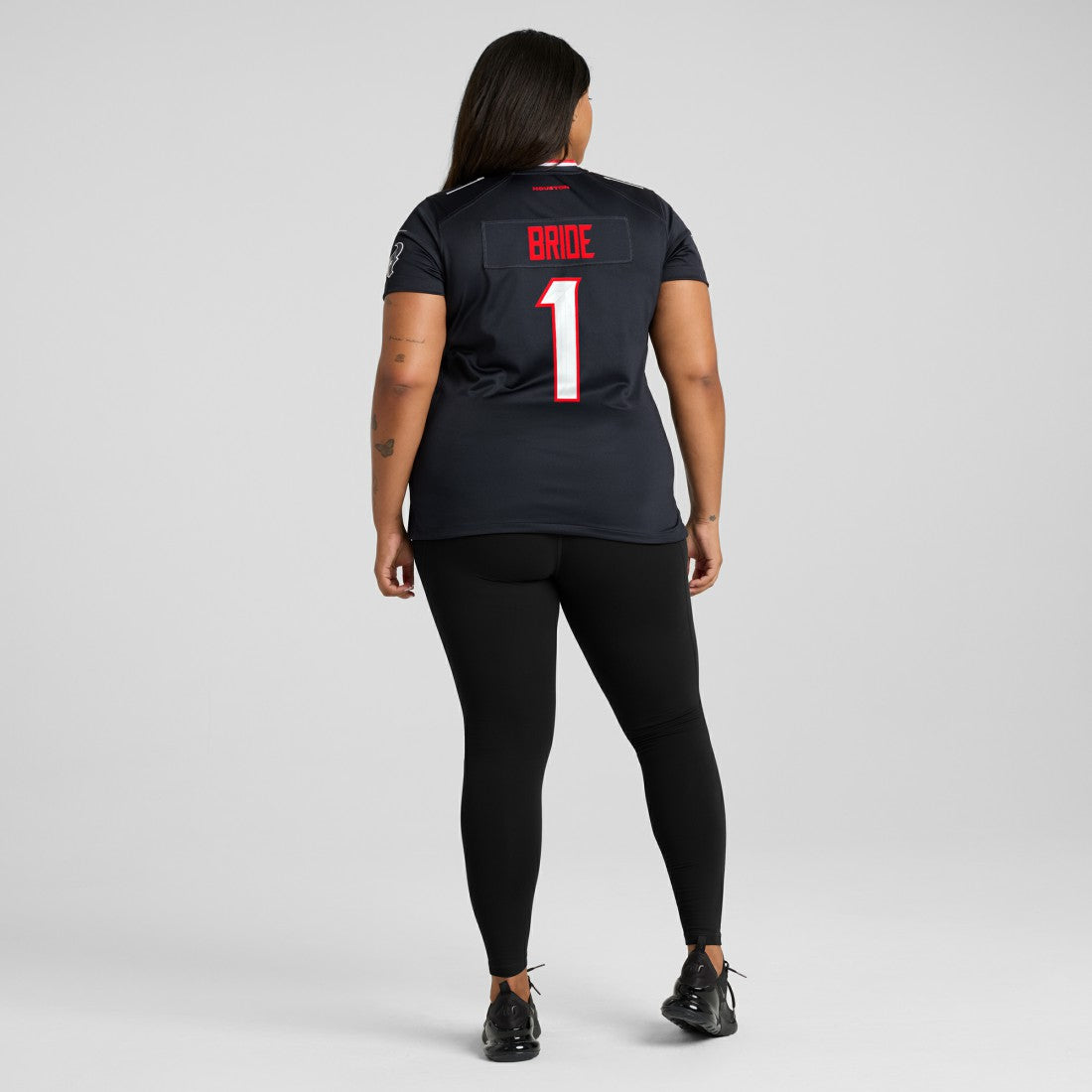 Number 1 Bride Houston Texans Women's Game Jersey - Navy Jerseys