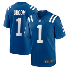 Number 1 Groom Indianapolis Colts Game Jersey - Royal Jerseys