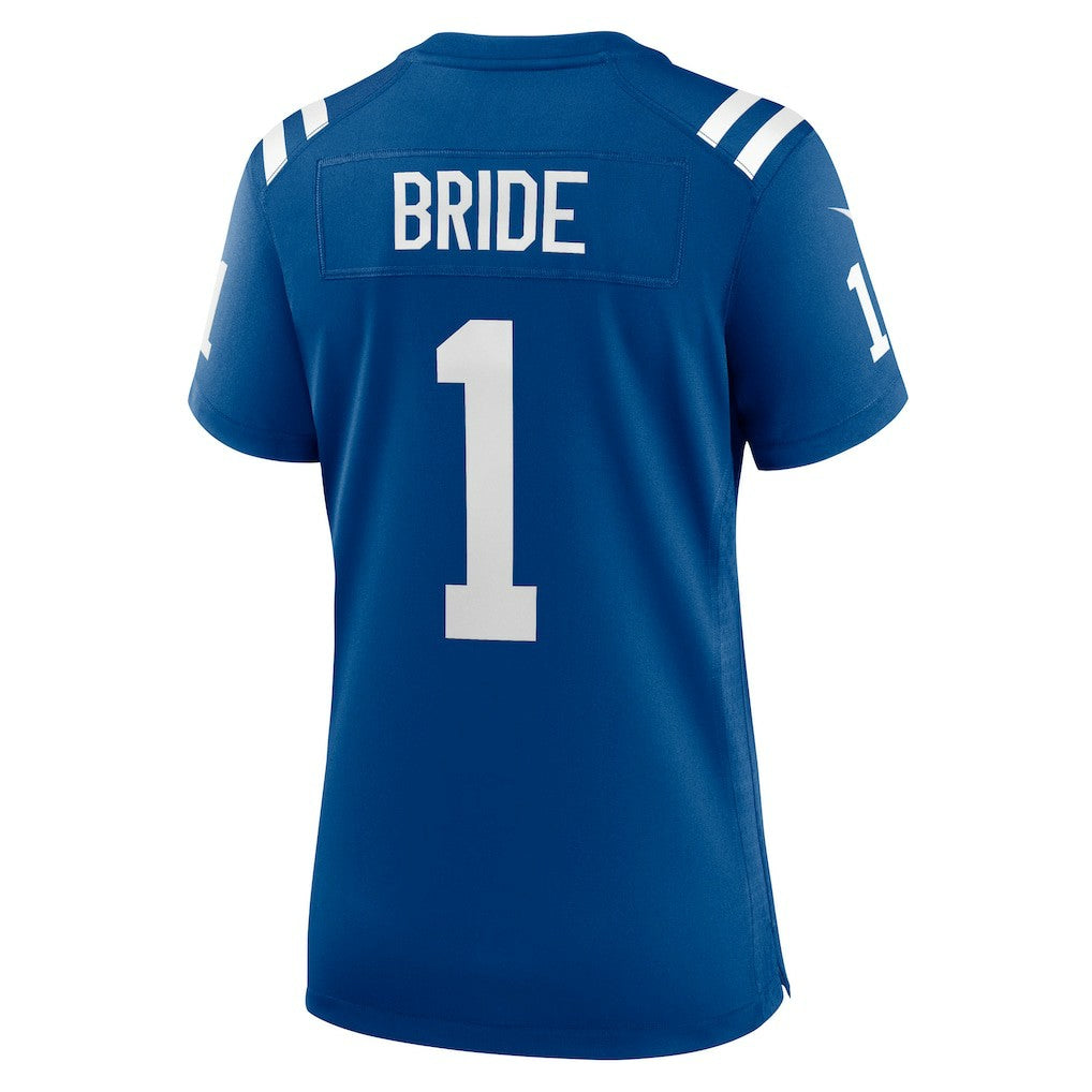 Number 1 Bride Indianapolis Colts Women's Game Jersey - Royal Jerseys