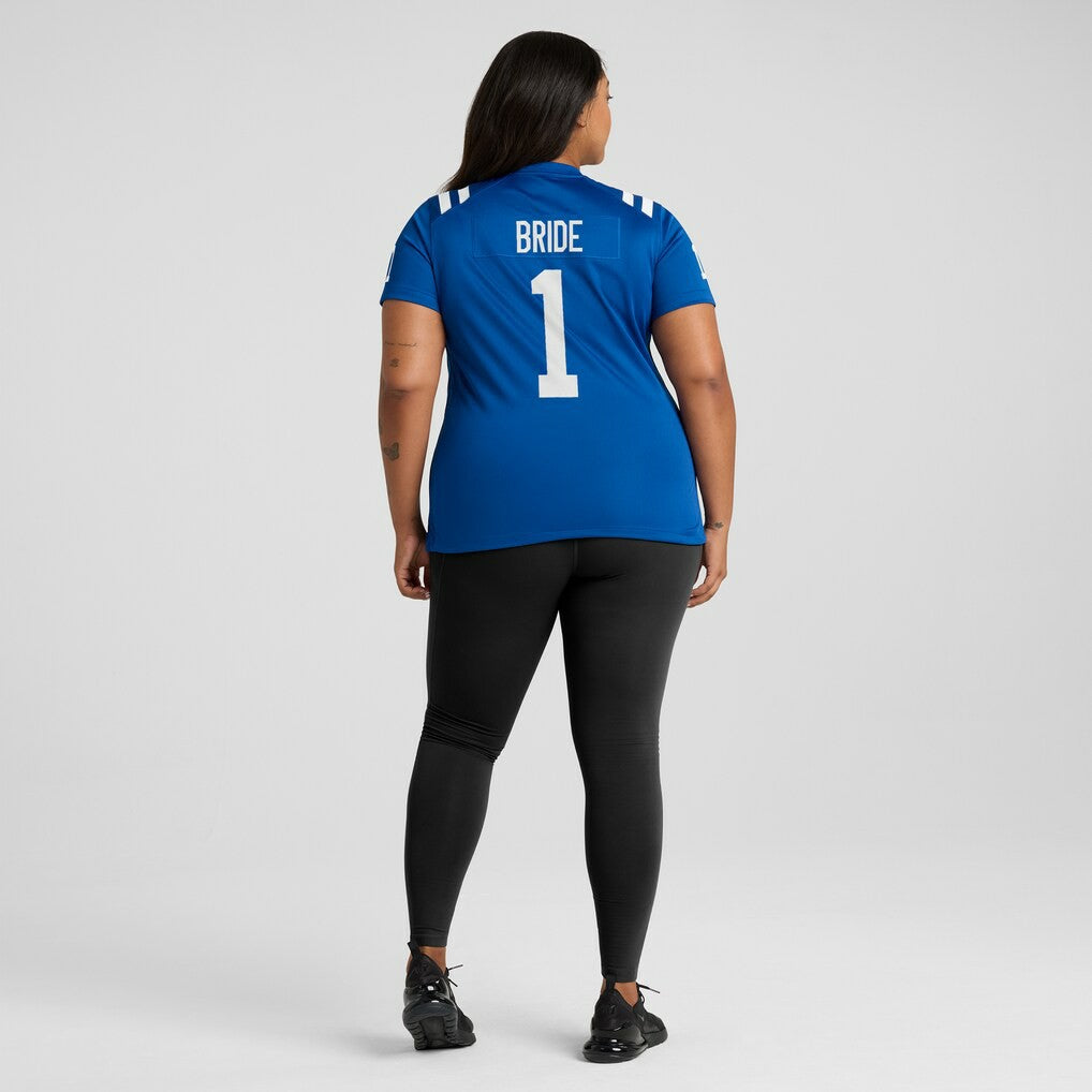 Number 1 Bride Indianapolis Colts Women's Game Jersey - Royal Jerseys