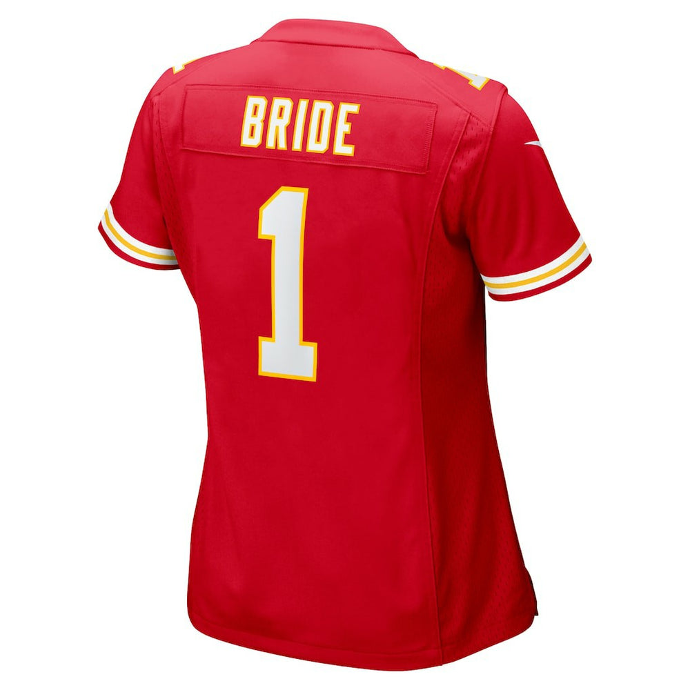 Number 1 Bride Kansas City Chiefs Women's Game Jersey - Red Jerseys