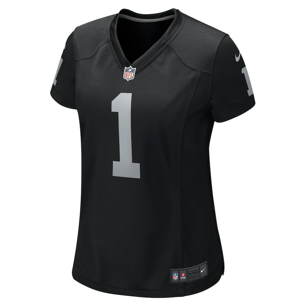 Number 1 Bride Las Vegas Raiders Women's Game Jersey - Black Jerseys