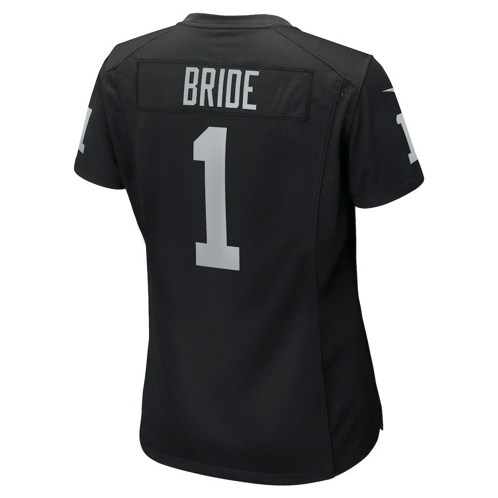 Number 1 Bride Las Vegas Raiders Women's Game Jersey - Black Jerseys