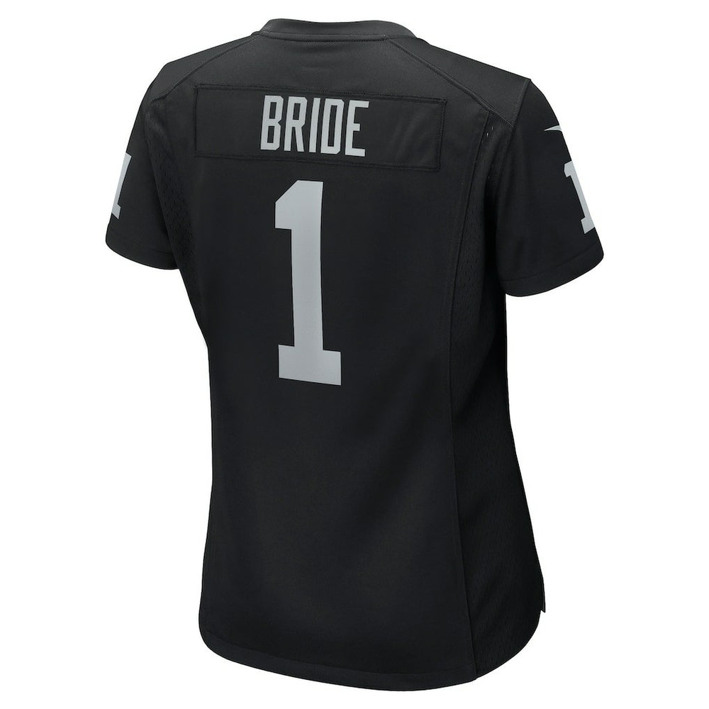 Number 1 Bride Las Vegas Raiders Women's Game Jersey - Black Jerseys