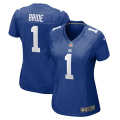 Number 1 Bride New York Giants Women's Game Jersey - Royal Jerseys