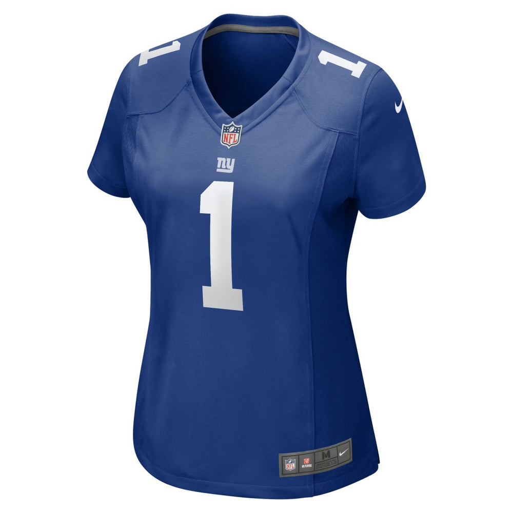 Number 1 Bride New York Giants Women's Game Jersey - Royal Jerseys